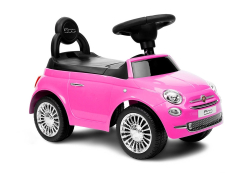 Dětské odrážedlo Fiat 500 - růžové