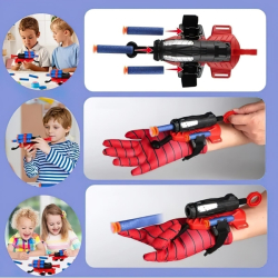 Dětský kostým Spiderman s vystřelovákem 98-110 S