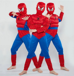Dětský kostým Svalnatý Spiderman 110-122 M