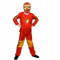 Dětský kostým Iron man s maskou a rukavicemi 122-134 L