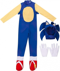Dětský kostým Sonic s maskou a rukavicemi 122-128 M