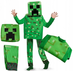 Dětský kostým Minecraft Creeper 104-116 S