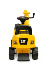 Odrážedlo, bagr CAT, žluté