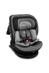 Autosedačka I-SIZE Mokki s isofixem (40-150), šedá