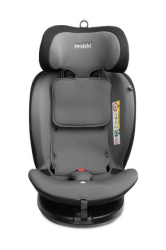 Autosedačka I-SIZE Mokki s isofixem (40-150), šedá