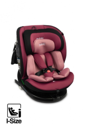 Autosedačka I-SIZE Mokki s isofixem (40-150), růžová