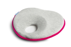 Ergonomický, tvarující polštářek pro miminko - šedý, růžový