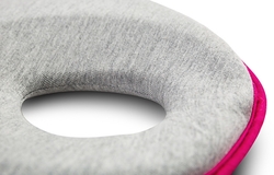 Ergonomický, tvarující polštářek pro miminko - šedý, růžový