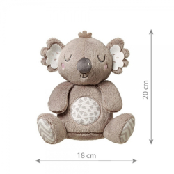 Plyšová hračka s chrastítkem Koala Coco, béžová