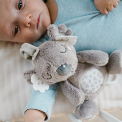 Závěsná plyšová hračka s melodií Koala Coco, šedá