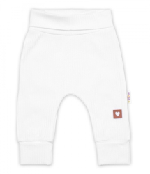 Žebrovaná rostoucí souprava 3D, Baby Boy - bílá