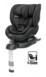 Autosedačka RIO I-SIZE 40-105cm, isofix, 0-22kg - černá
