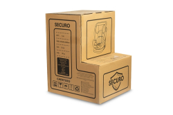 Autosedačka s isofixem SECURO 40-150cm, I-size, 360°-  meruňková 