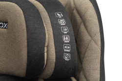 Autosedačka s isofixem TUROX 40-150cm, I-Size, khaki