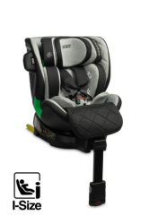 Autosedačka s isofixem TUROX 40-150cm, I-Size, šedá