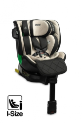 Autosedačka s isofixem TUROX 40-150cm, I-Size, béžová