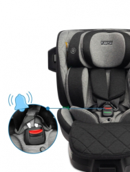 Autosedačka s isofixem TUROX 40-150cm, I-Size, béžová
