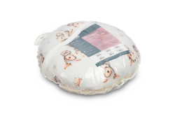 Kojící polštář, podkova, mušelín, bavlna, Králičci, béžový