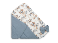 Zavinovačka pro miminko, mušelín, bavlna - Dráček modrý, jeans