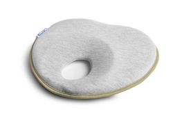 Ergonomický, tvarující polštářek pro miminko - šedá, béžová