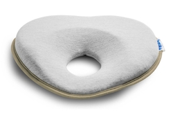 Ergonomický, tvarující polštářek pro miminko - šedá, béžová