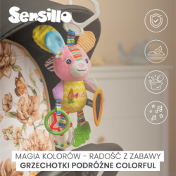 Závěsná hračka, chrastítko - Kačenka