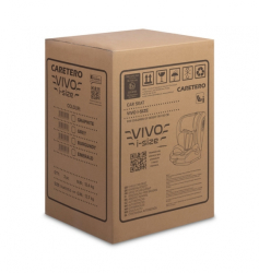 Autosedačka Vivo I Size, 76-150 - zelená
