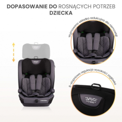 Autosedačka Vivo I Size, 76-150 - zelená