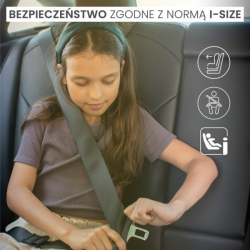 Autosedačka. podsedák s isofixem JAGUAR I-size, modrá (125-150)