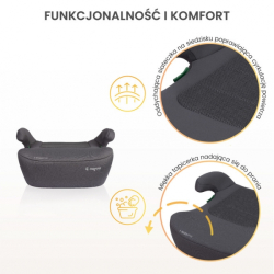 Autosedačka. podsedák s isofixem JAGUAR I-size, modrá (125-150)