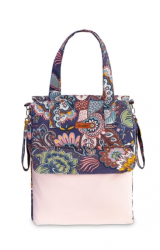 Taška pro maminky – velká, na kočárek i do porodnice - Boho, růžová