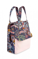 Taška pro maminky – velká, na kočárek i do porodnice - Boho, růžová
