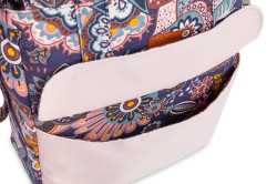 Taška pro maminky – velká, na kočárek i do porodnice - Boho, růžová