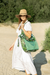 Taška pro maminky – velká, na kočárek i do porodnice - Boho, růžová