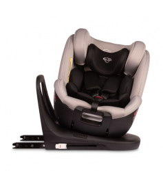Detská autosedačka Securo 40-150 cm, otočná, ISOFIX, i-Size, 40-150, světlé šedá