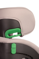 Detská autosedačka Securo 40-150 cm, otočná, ISOFIX, i-Size, 40-150, světlé šedá
