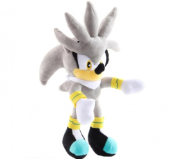 Plyšová hračka Sonic Silver 30cm