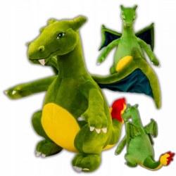 Plyšová hračka Pokémon Charizard zelený 23cm