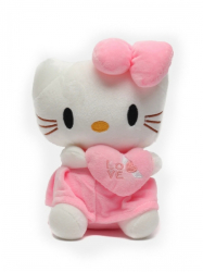 Plyšová hračka Hello Kitty se srdíčkem 25cm