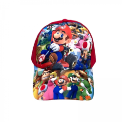 Dětská kšiltovka Super Mario s potiskem M/L