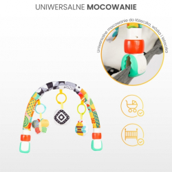 Edukační hrazdička na kočárek - barevná