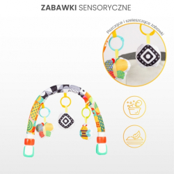Edukační hrazdička na kočárek - barevná