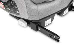 Podsedák, autosedačka Irbis i-Size 125–150 cm s ISOFIX – šedá