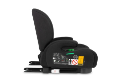Podsedák, autosedačka Irbis i-Size 125–150 cm s ISOFIX – černá