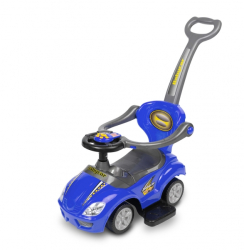 Odrážedlo Race Car 2v1 se zvukem – modré