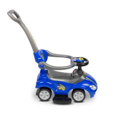 Odrážedlo Race Car 2v1 se zvukem – modré
