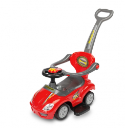 Odrážedlo Race Car 2v1 se zvukem –  červené