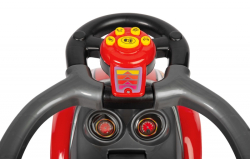 Odrážedlo Race Car 2v1 se zvukem –  červené