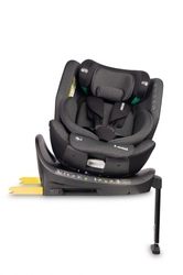 Autosedačka Lumi i-Size 40–150 cm, Isofix,  360°, růstová, od 0m+ do 12 let - tm. šedá
