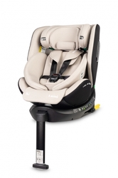 Autosedačka Lumi i-Size 40–150 cm, Isofix,  360°, růstová, od 0m+ do 12 let - béžová